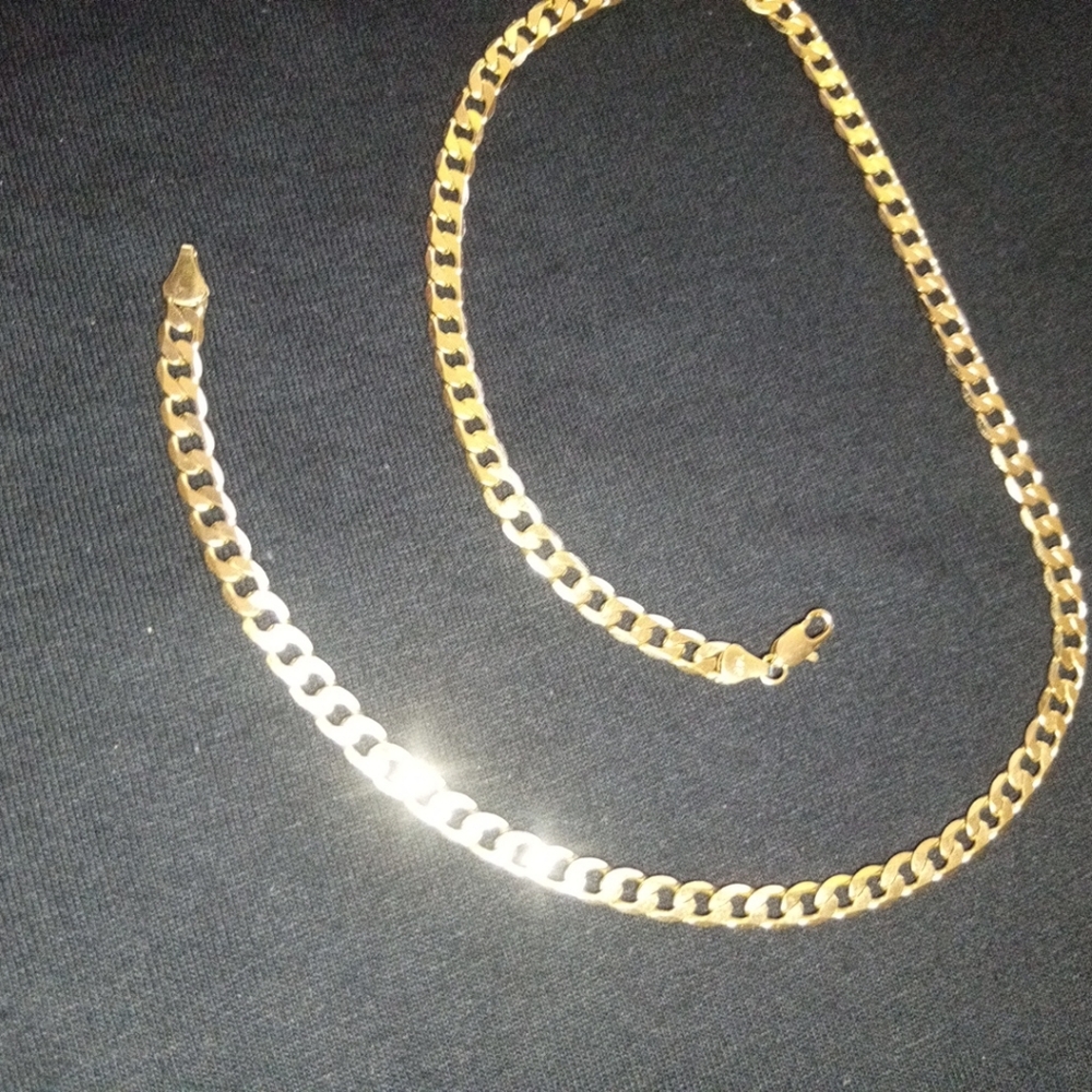 14k Yellow Gold Filled 16in 3mm Cuban Link Necklace